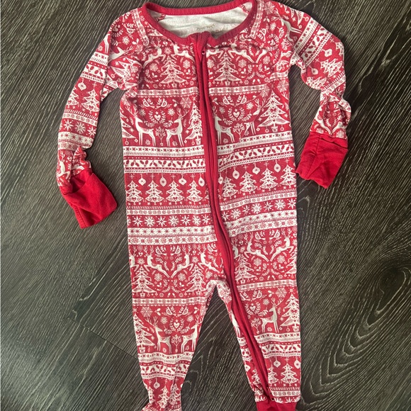 Little Sleepies Red and White Kids One Piece - Picture 1 of 2